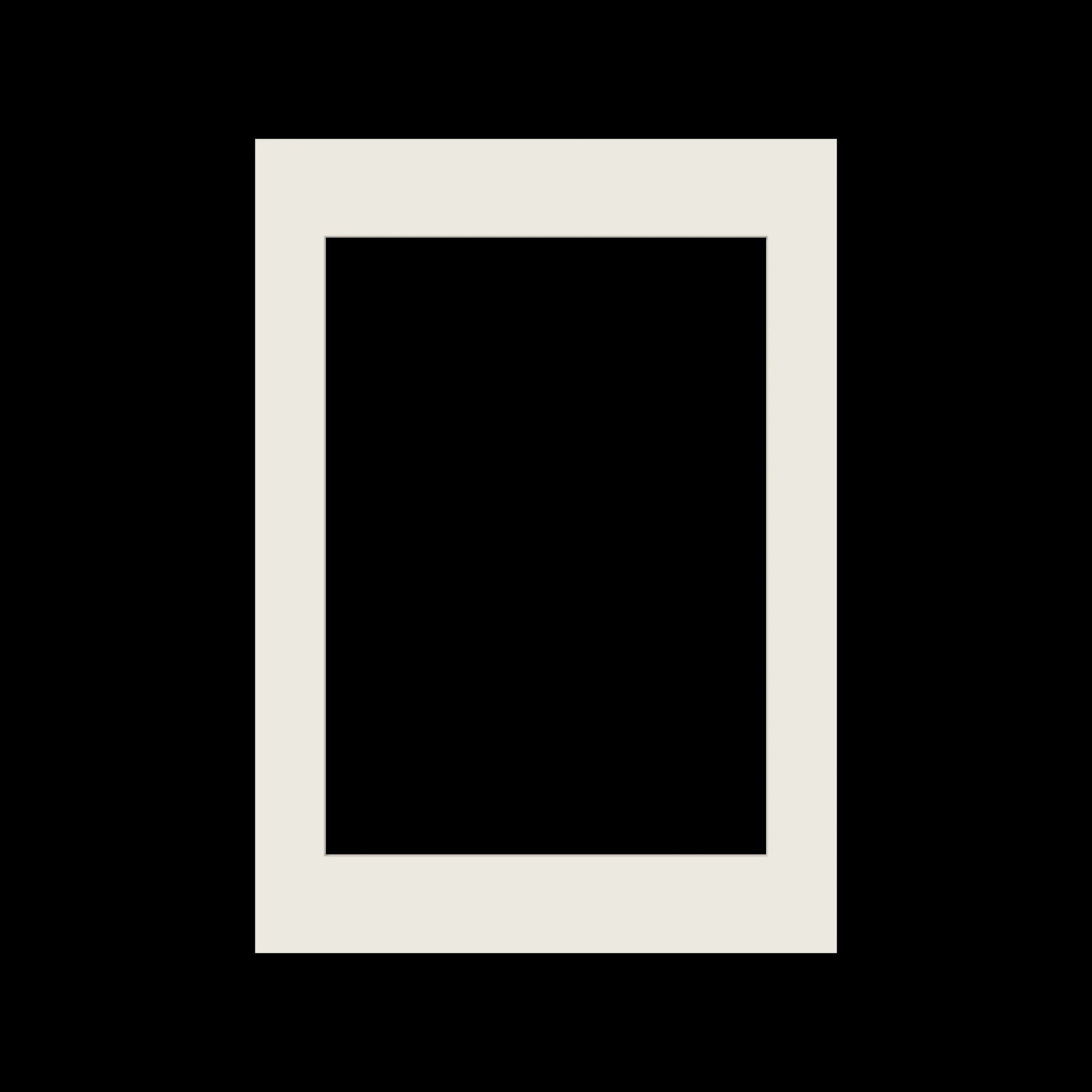 Cream Picture Mount / 40 x 50