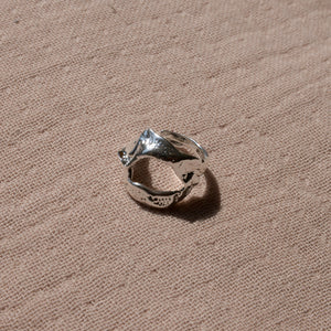 Recycled Organic Ring / Silver or Gold