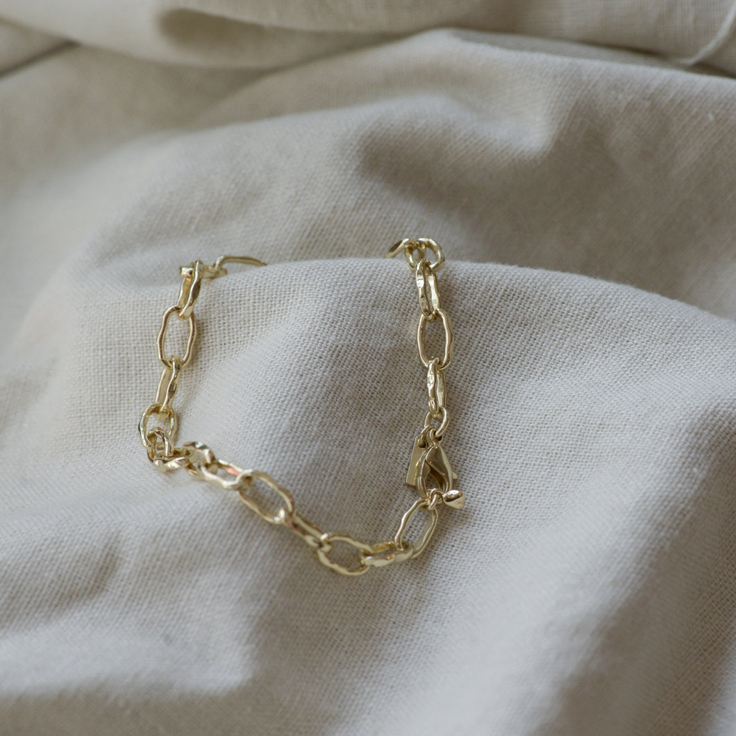 Pause Cable Chain Bracelet / Gold