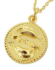 Zodiac Gold Coin Necklaces