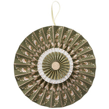 Load image into Gallery viewer, Paper Rosette Calla Olive 30 cm