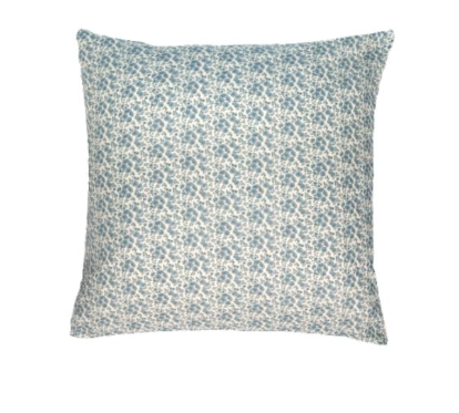 Betty Floral Cushion in Blue / 50 x 50cm