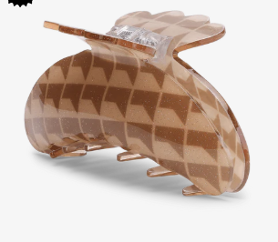Helle Twiggy Big Light Brown Hair Clip