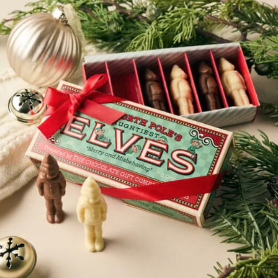 Chocolate Christmas Elves
