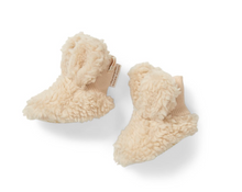 Load image into Gallery viewer, Teddy Baby Booties in Sand / Various Sizes