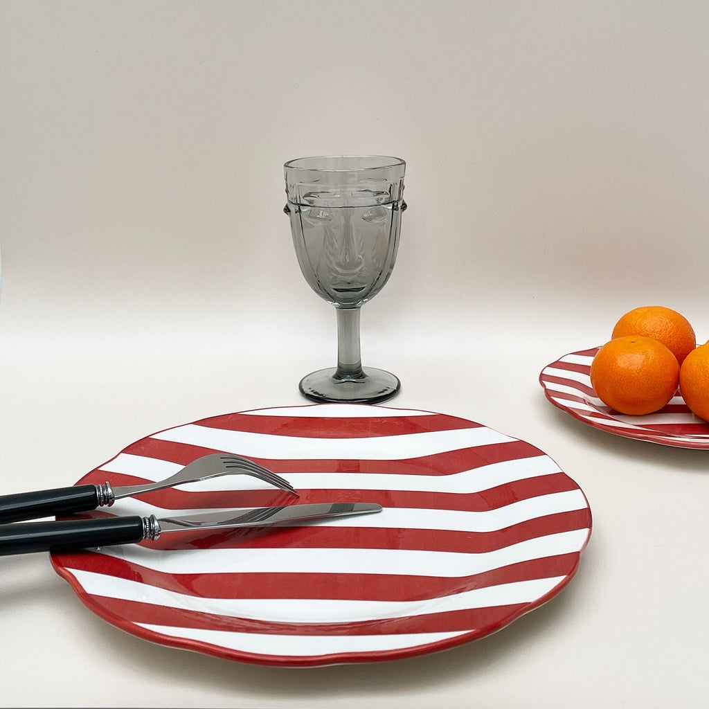 Trattoria Dinner Plate / Red