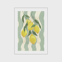 Load image into Gallery viewer, Striped Lemons 50x70