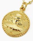 Zodiac Gold Coin Necklaces