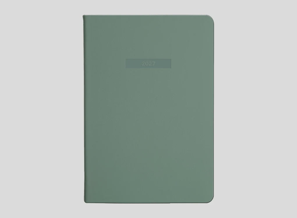 2027 Migoals A5 Diary Weekly Spread / Sea Green