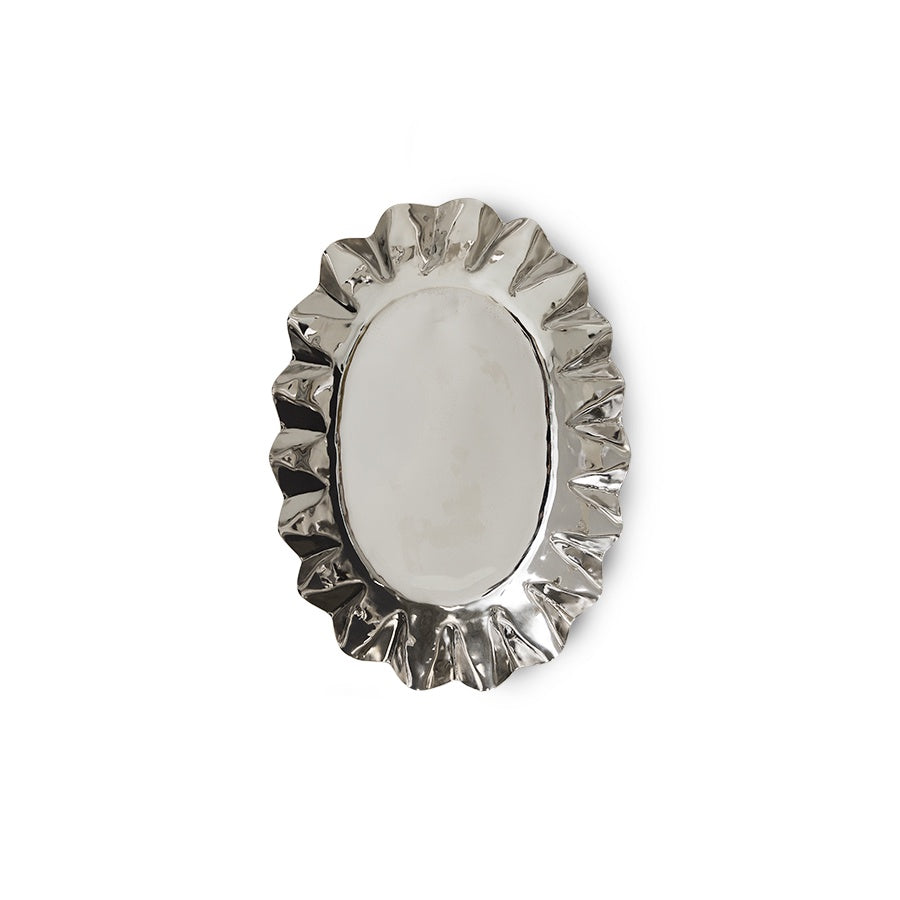 Wavy Chrome Tray