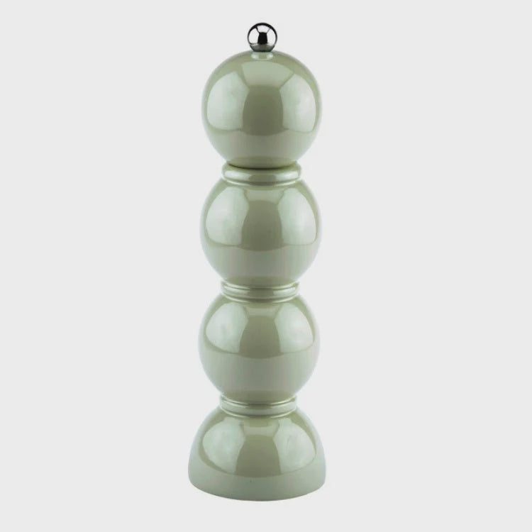 Sage Green Bobbin Salt and Pepper Mill