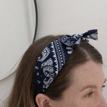 Load image into Gallery viewer, Paisley Bow Headband