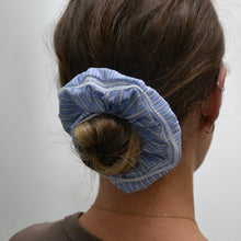 Load image into Gallery viewer, Coastal Striped Scrunchie / Various Colours