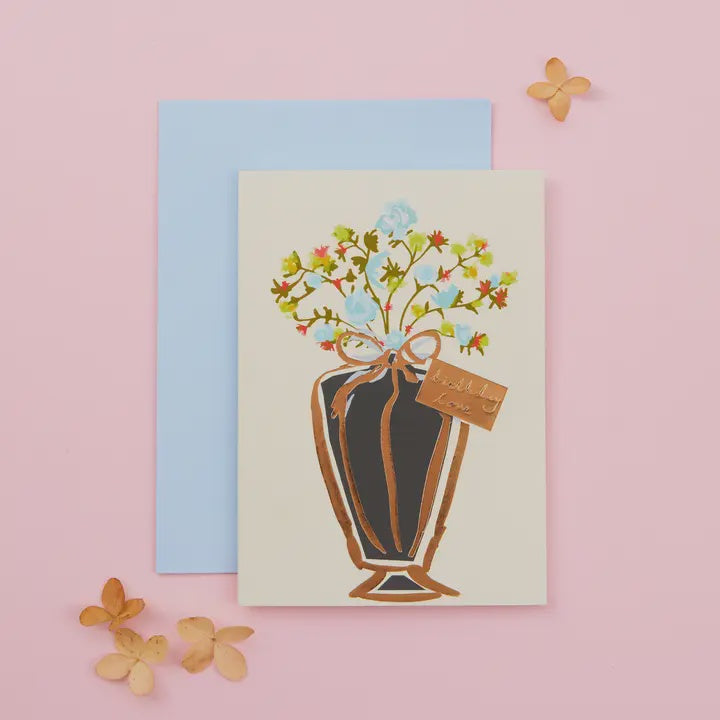 Vase Of Birthday Love