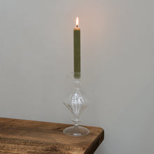 Load image into Gallery viewer, Single Rustic Candle / Moss Green