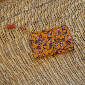 Cosmetic Purses in Cinnamon Two Sizes