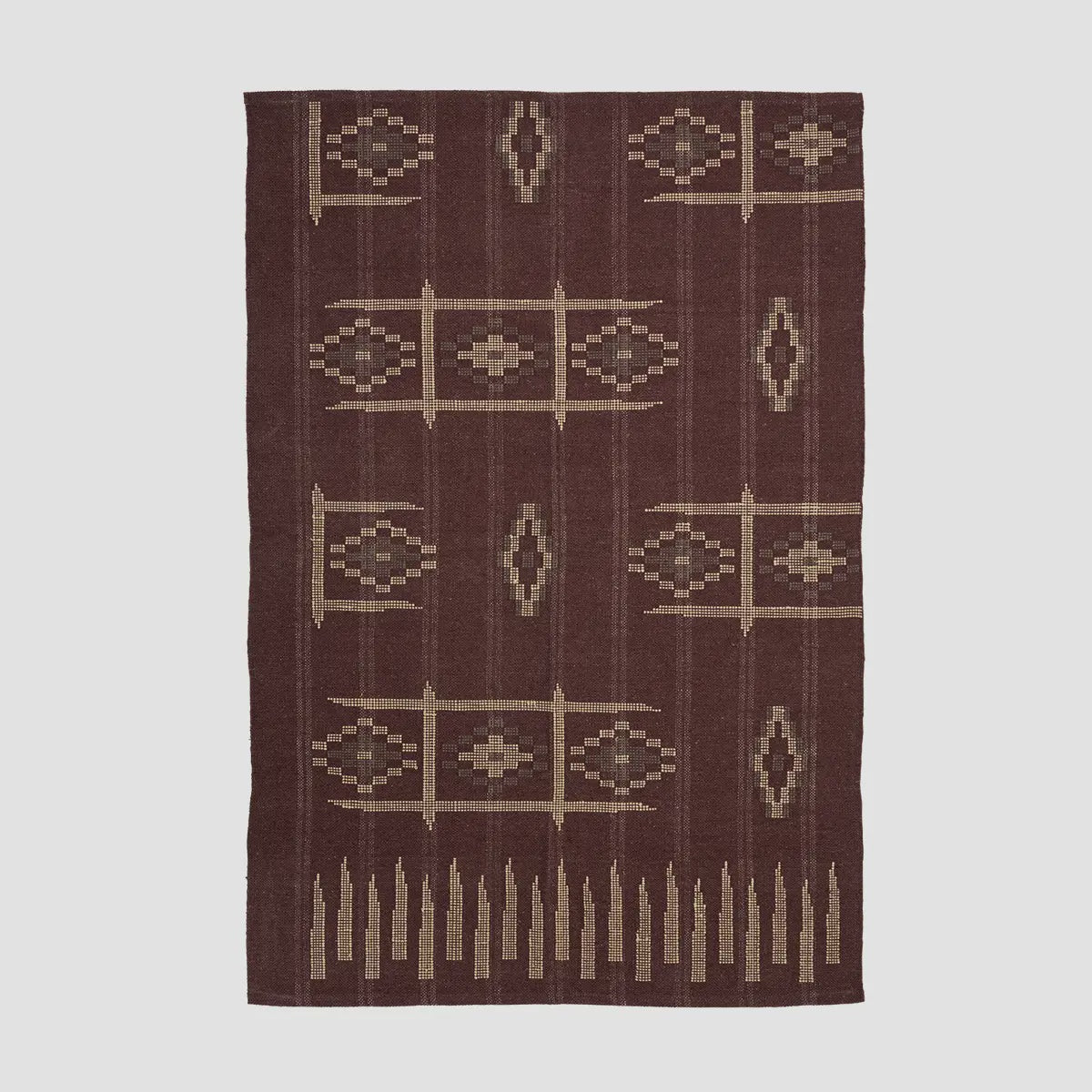 Handwoven Geometric Rug