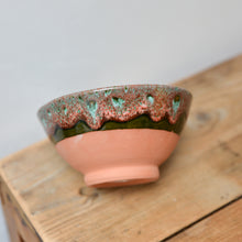Load image into Gallery viewer, Clay Green Drip Glazed Bowls / Sizes