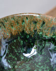 Clay Green Drip Glazed Bowls / Sizes