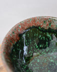 Clay Green Drip Glazed Bowls / Sizes