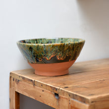 Load image into Gallery viewer, Clay Green Drip Glazed Bowls / Sizes