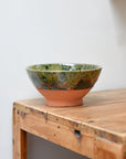 Clay Green Drip Glazed Bowls / Sizes