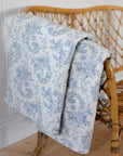 Magnolia Blue Quilt 140 x 180cm