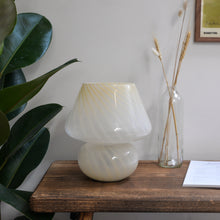 Load image into Gallery viewer, Joyful Glass Mushroom Lamp / Yellow