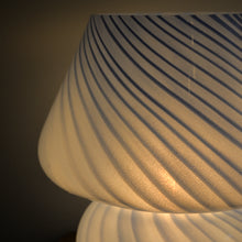 Load image into Gallery viewer, Joyful Glass Mushroom Lamp / Light Blue