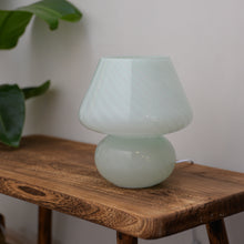 Load image into Gallery viewer, Joyful Glass Mushroom Lamp / Mint