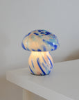 Mushroom Portable LED Lamp / Blue Cobalt Pink