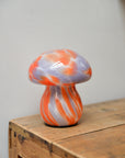 Mushroom Portable LED Lamp / Orange. White, Purple