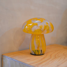 Load image into Gallery viewer, Mushy Glass Mushroom Portable Lamp Pink/Orange