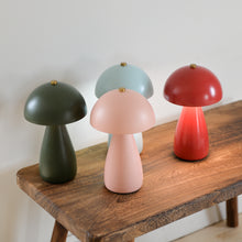 Load image into Gallery viewer, Rechargeable Mushroom Lamp / Red