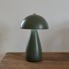 Load image into Gallery viewer, Rechargeable Mushroom Lamp / Dark Green