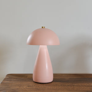 Rechargeable Mushroom Lamp / Pastel Pink