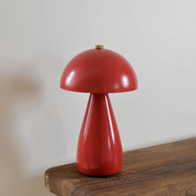 Load image into Gallery viewer, Rechargeable Mushroom Lamp / Red