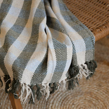 Load image into Gallery viewer, Striped Throw / Pine Natural