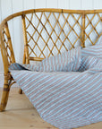Stroke Quilt 140 x 180 / Light Blue
