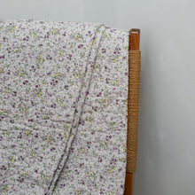 Load image into Gallery viewer, Vintage Style Quilt Lilac Floral Loving Liberty Print
