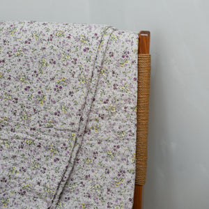 Vintage Style Quilt Lilac Floral Loving Liberty Print
