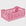 Mini Folding Crate / Baby Pink