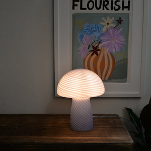 Glass Mushroom Lamp Small / Colours