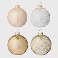 Load image into Gallery viewer, Christmas Baubles Seraphim / Gold Snowflake