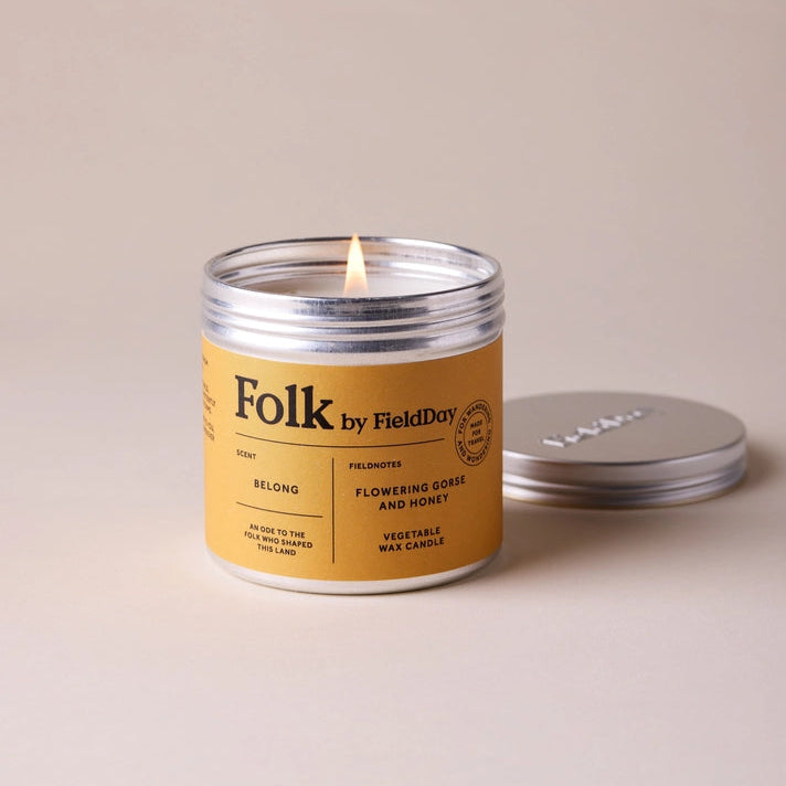 Belong Folk Tin Candle