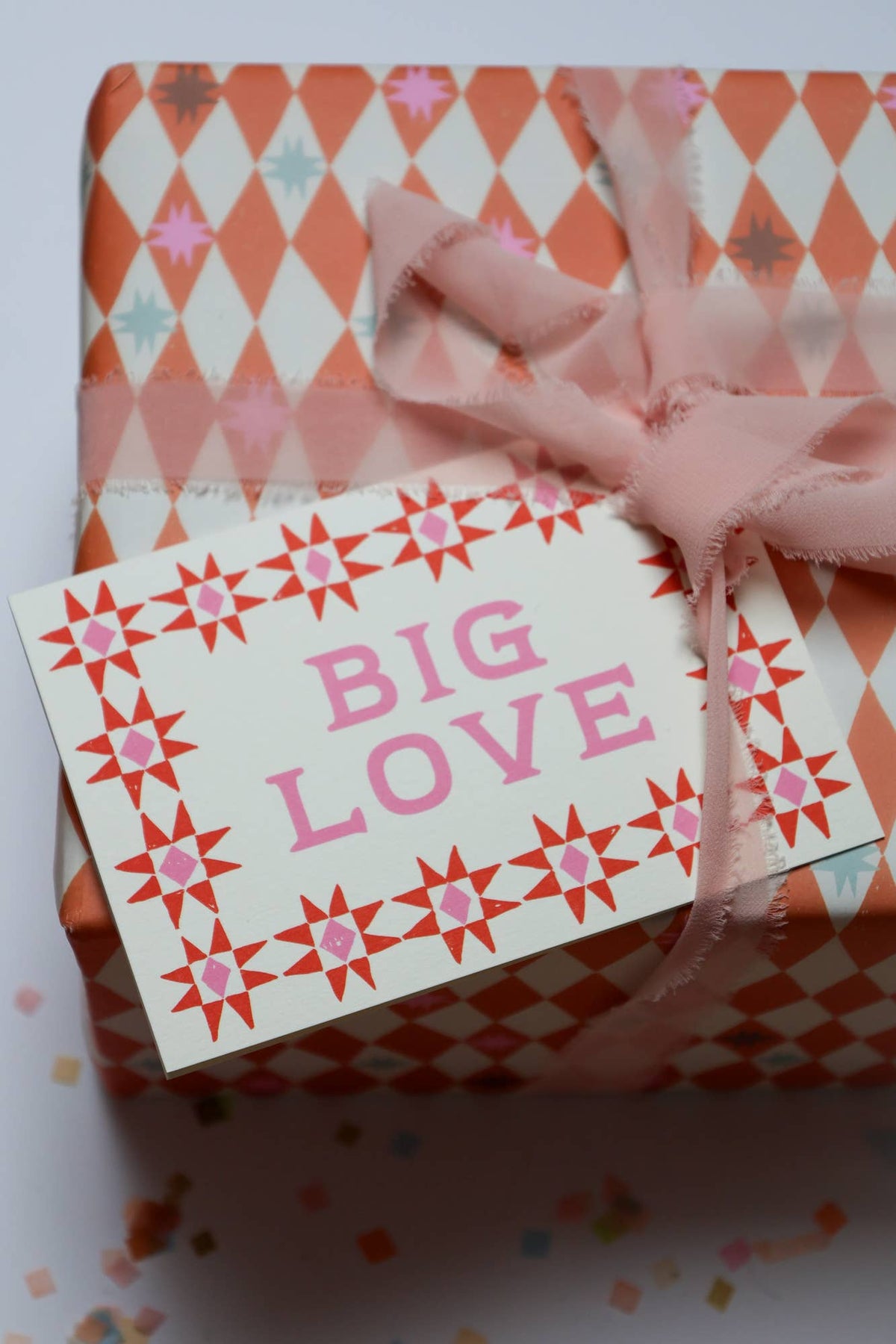 Bordered Big Love Card