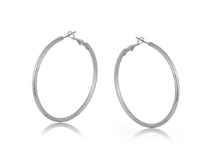 Halo Large Statement Hoop Earrings / Gold or Silver