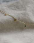 Iris Rainbow Baguette Anklet