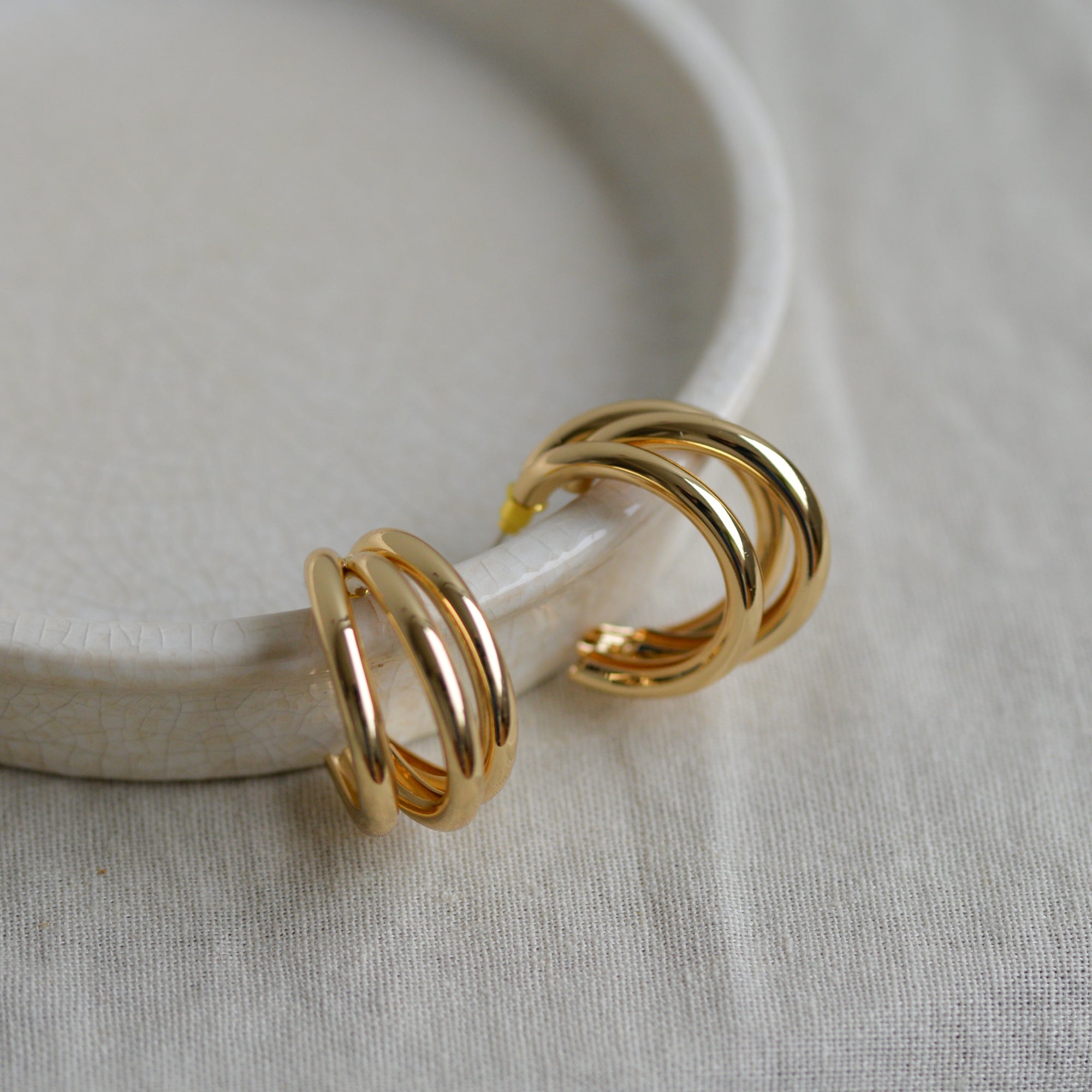 Big Metal London Pauline Oversized Hoops