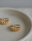 Selma Delicate Gold Hoop Earrings